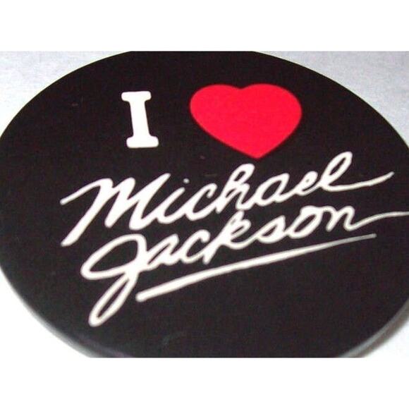 Michael Jackson Vintage Pin Badge Button Pinback 1980s King Of Pop New Old Stock - Picture 3 of 5
